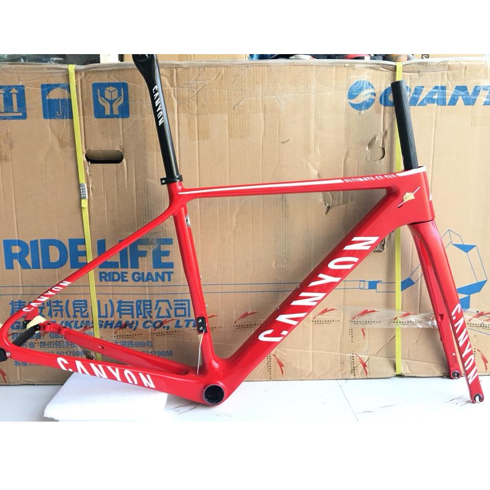 Khung sườn xe đạp điện đua Carbon CANYON SLX thắng đĩa DNGBIKE #17 Khung sườn xe đạp điện đua Carbon CANYON SLX thắng đĩa DNGBIKE